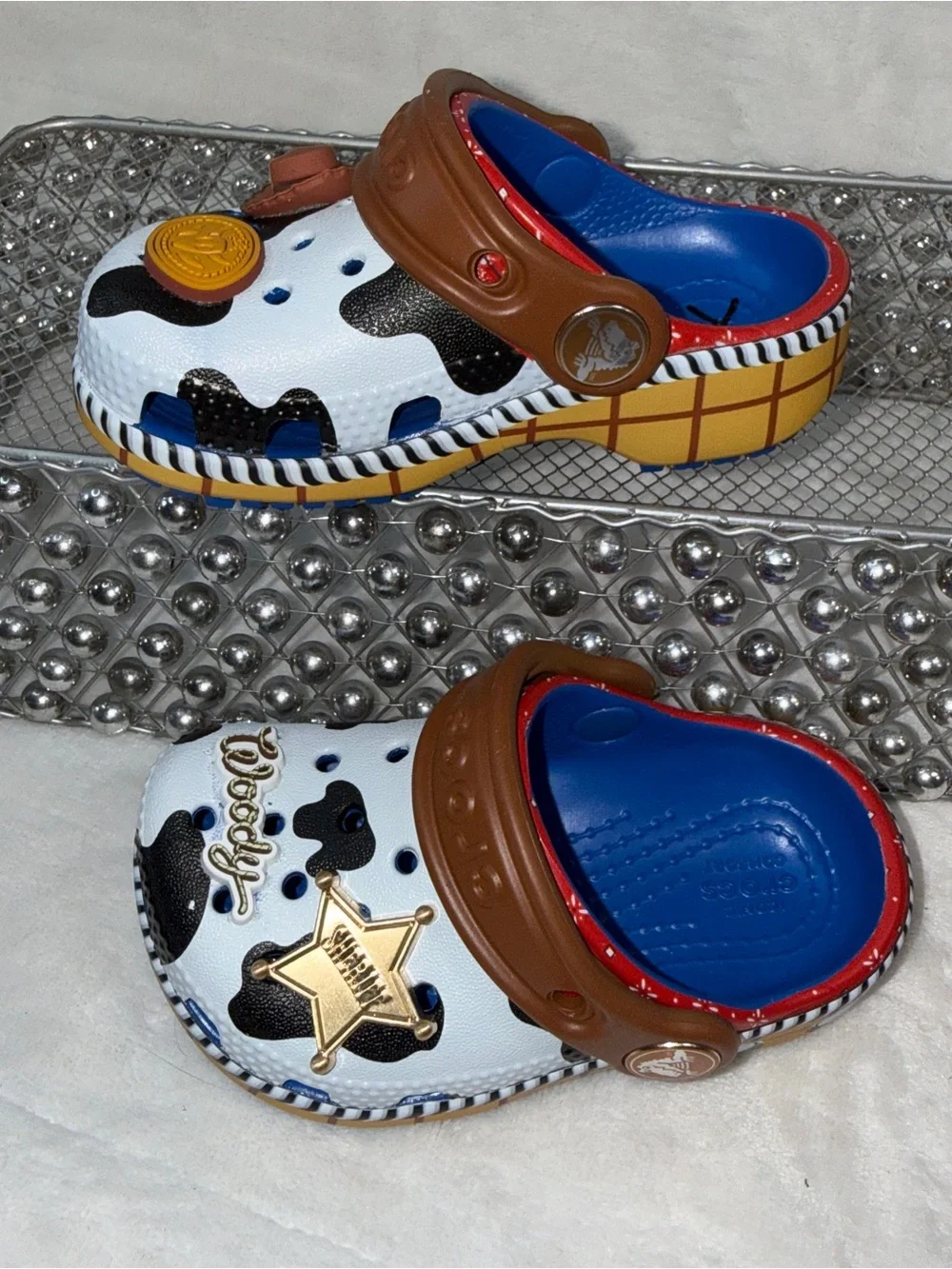 Crocs x Toy Story Woody Classic Clog Toddler C5 Disney Pixar NWT 209470-4GX
